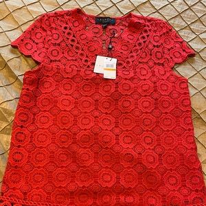 New with tags lace top Laundry by Shelli Segal SM